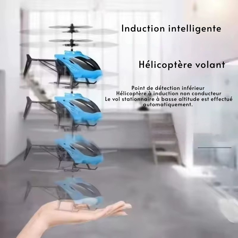 Mini Drone RC rechargeable – Hélicoptère télécommandé anti-chocs pour enfants